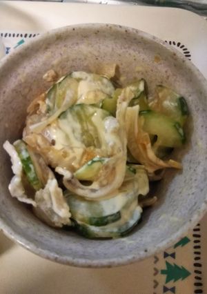 豚耳軟骨の醤油マヨあえ-レシピのメイン写真