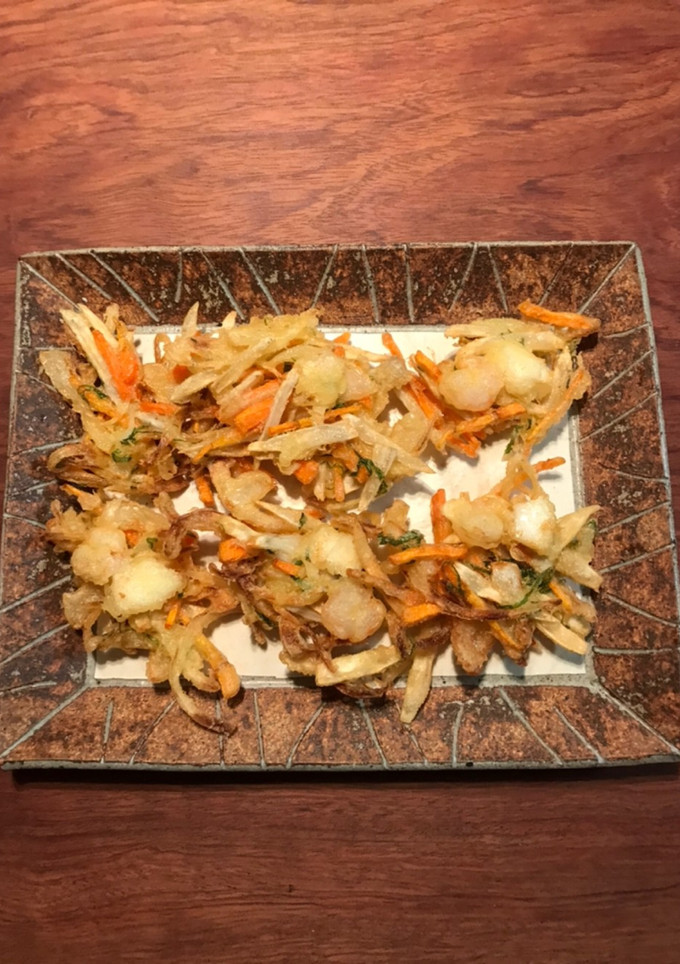 海鮮かき揚げ☆野菜はあるもので-レシピのメイン写真