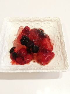 冷凍フルーツ炭酸ゼリー☆-レシピのメイン写真