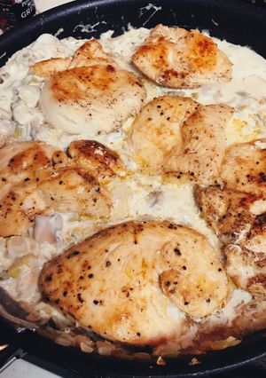 ハラペーニョと鶏肉のクリームチーズ煮-レシピのメイン写真