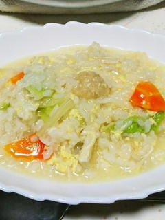 おでん出汁のチーズおじや(雑炊)-レシピのメイン写真