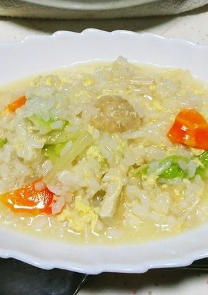 おでん出汁のチーズおじや(雑炊)-レシピのメイン写真