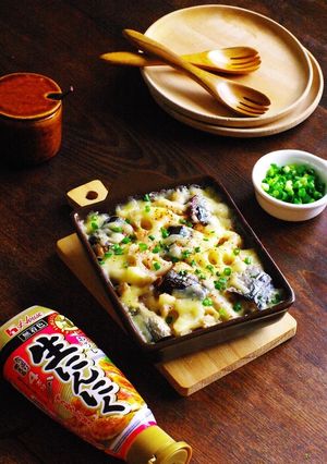 焼き秋刀魚と蓮根のレンチン！チーズ蒸し-レシピのメイン写真