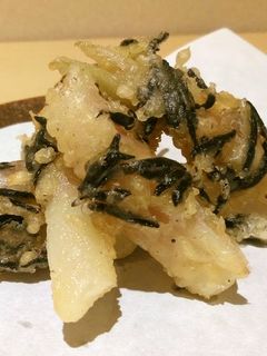 みょうがとひじきの天ぷら-レシピのメイン写真