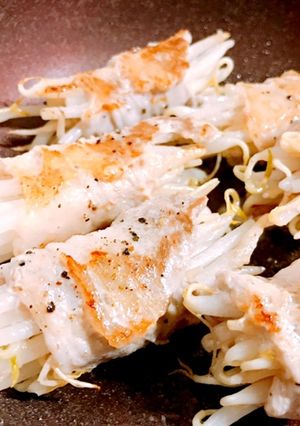 もやしの豚肉巻き-レシピのメイン写真