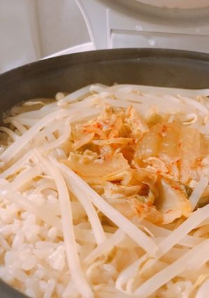 もやしとキムチの混ぜご飯-レシピのメイン写真