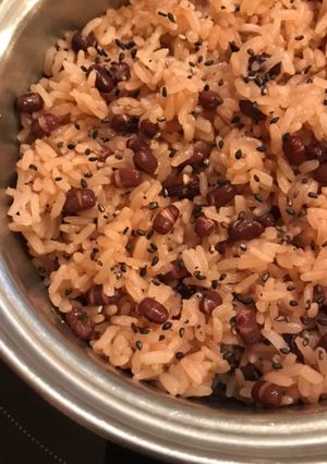 【北海道簡単1時間小豆のお赤飯】QCW✨-レシピのメイン写真