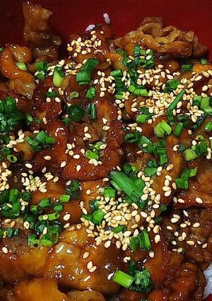 豚丼～にんにく醤油で～-レシピのメイン写真