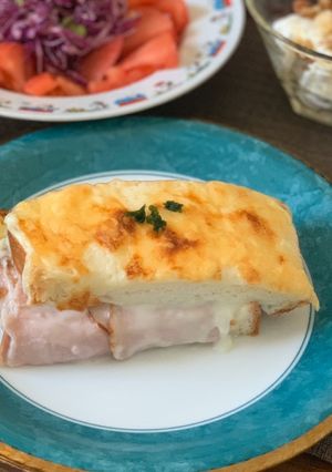 チーズがとろ〜り☆クロックムッシュ-レシピのメイン写真