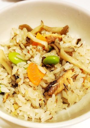 炊き込みごはん【いわしの缶詰】-レシピのメイン写真