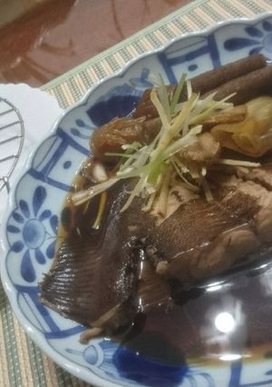 なめた鰈のお煮付け-レシピのメイン写真