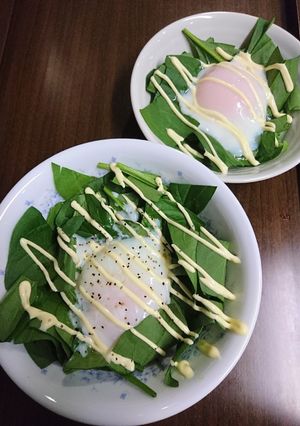 温泉玉子のサラダ-レシピのメイン写真
