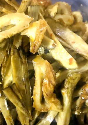 簡単　弁当に　ちくわとゴボウのピリ辛炒め-レシピのメイン写真