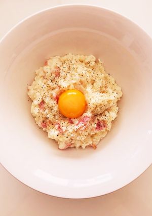 5分で！冷やご飯のカルボリゾット-レシピのメイン写真