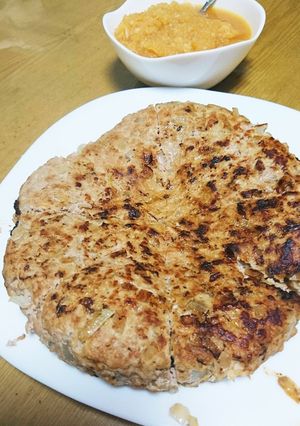 大きなフライパンサイズのハンバーグ♥゛-レシピのメイン写真