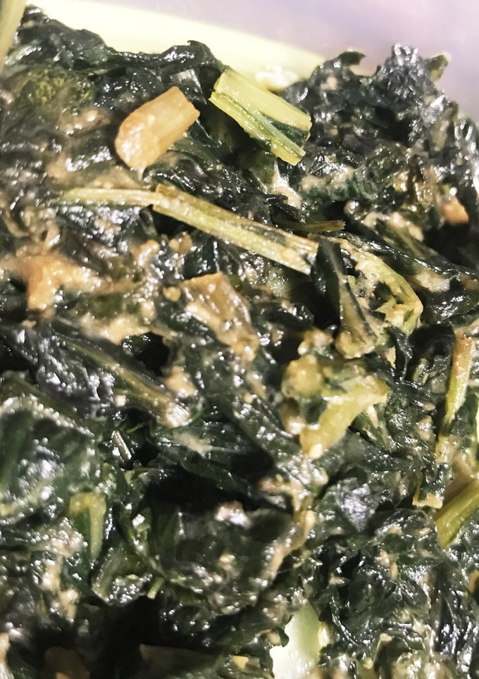 簡単　ふきの葉の味噌炒め-レシピのメイン写真