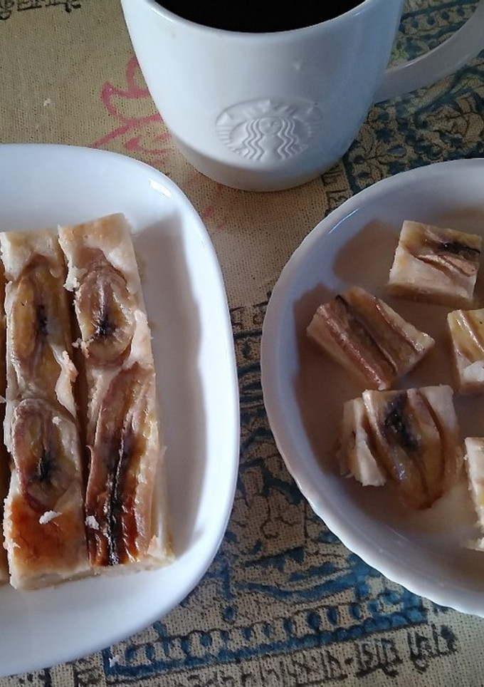 卵無しバナナ鉄板ケーキ(簡単)-レシピのメイン写真