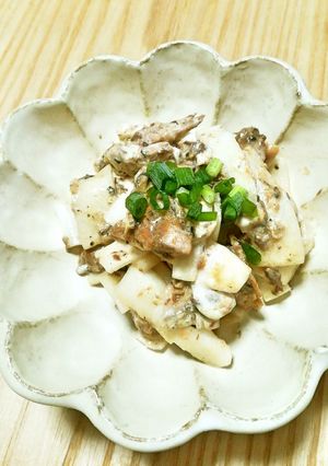 塩もみ大根とイワシ缶詰のマヨあえ-レシピのメイン写真