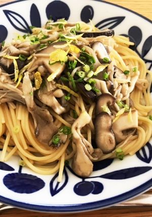 簡単！きのこたち♡和風ペペロンチーノ-レシピのメイン写真