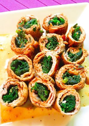 ☺簡単おかず♪ニラ豚肉巻きのポン酢焼き☺-レシピのメイン写真