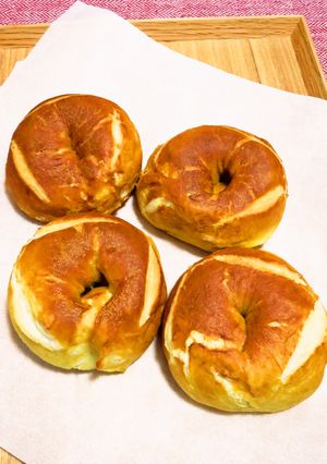 ☺簡単♪プレッツェル風もちもちベーグル☺-レシピのメイン写真