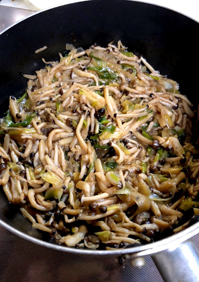 しめじとねぎのすき焼き風煮-レシピのメイン写真