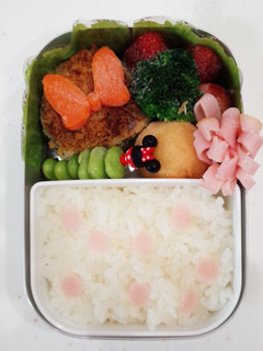 初めての幼稚園ミニーチャン風お弁当☆-レシピのメイン写真