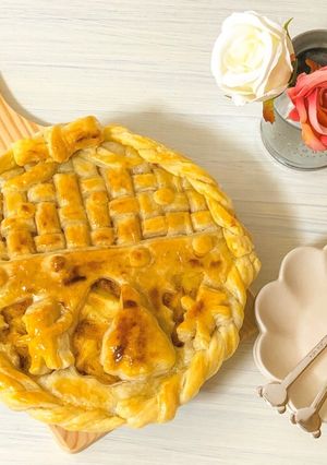 クリスマスリース◎絶品アップルパイ-レシピのメイン写真