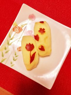 りんご飾り切り-レシピのメイン写真