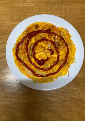 あり合わせで作る「スペイン風オムレツ」-レシピのメイン写真