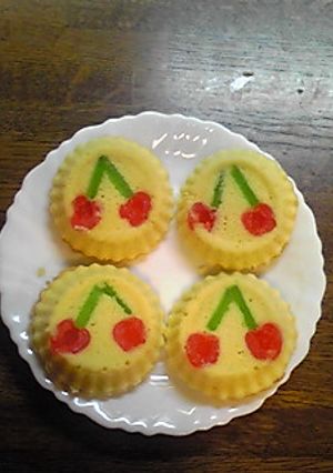 さくらんぼケーキ♪-レシピのメイン写真