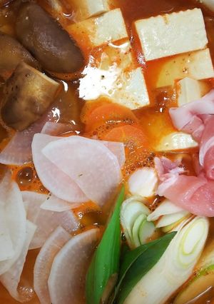 あったかほっこり，うちのキムチ鍋-レシピのメイン写真