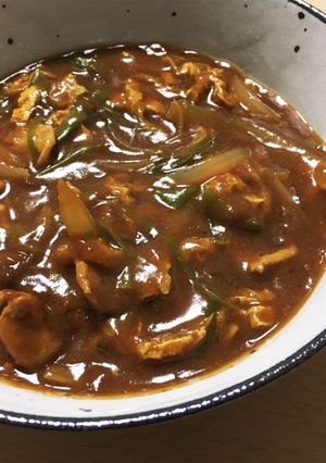 カレー丼（たっぷり1人前）修正中-レシピのメイン写真