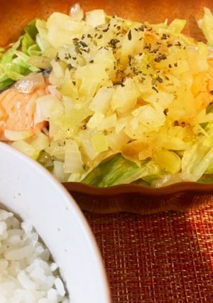 簡単ヘルシー！鮭と野菜のオシャレ蒸し焼き-レシピのメイン写真