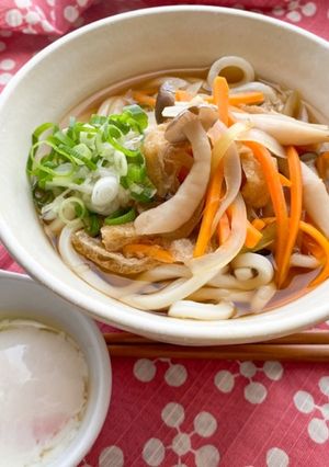 [やわ食]ソフト麺でおにかけうどん-レシピのメイン写真