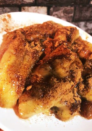 バナナ大量消費！ほっこりする焼きバナナ♪-レシピのメイン写真