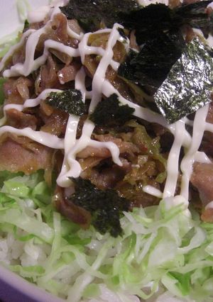 豚キャベ丼-レシピのメイン写真