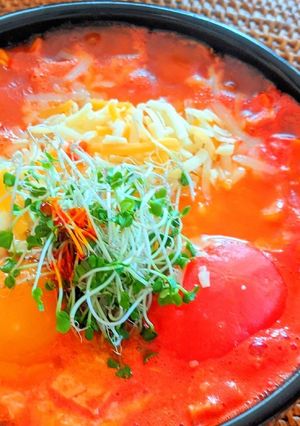 蒙古タンメン中夲アレンジ✿卵とチーズと…-レシピのメイン写真