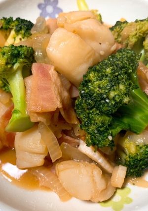 絶品☆帆立とベーコンのバター醤油炒め-レシピのメイン写真