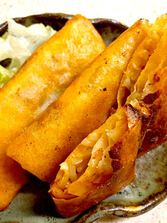簡単!納豆キムチチーズ春巻き-レシピのメイン写真