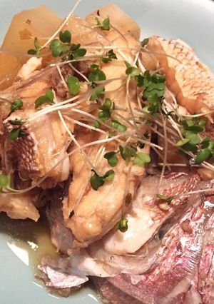 簡単、鯛のあら炊き-レシピのメイン写真