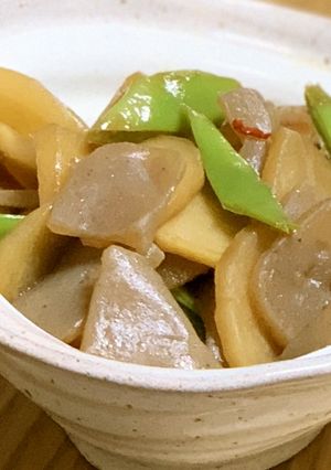 ハヤトウリとコンニャクの炒め煮-レシピのメイン写真
