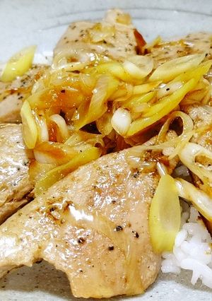 鰹刺しステーキ丼。-レシピのメイン写真
