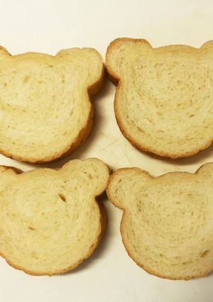 ふんわりもっちり♡くま型生食パン-レシピのメイン写真