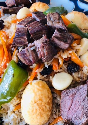 ウズベキスタン♡サマルカンドの牛肉ご飯-レシピのメイン写真