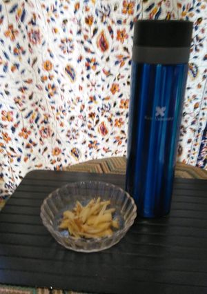 温活！ステンレスボトルでショウガ湯-レシピのメイン写真