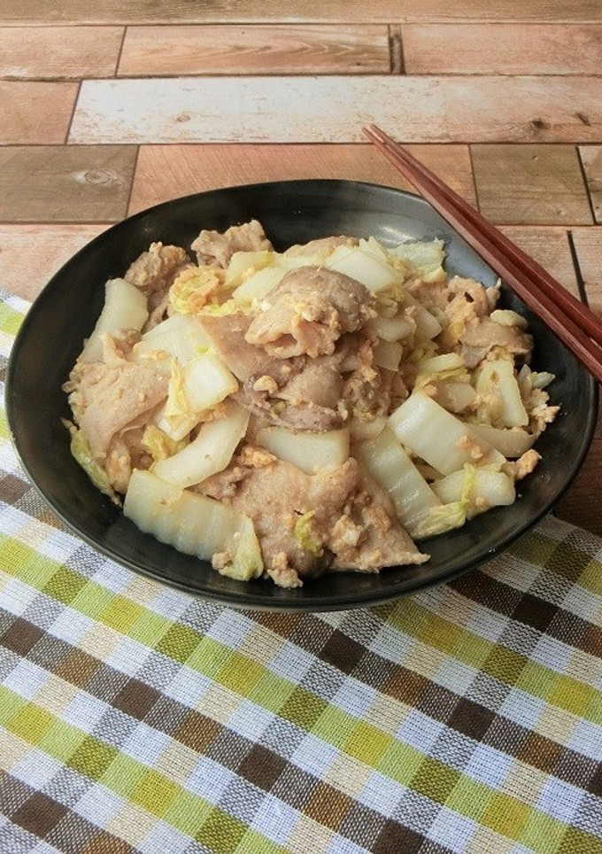 豚肉と白菜の卵炒め-レシピのメイン写真