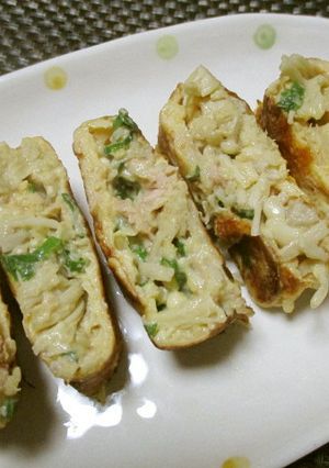 おひとりさまのツナ入り和風玉子焼き-レシピのメイン写真