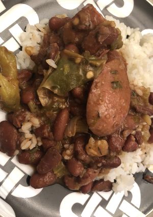 ルイジアナ州豆とソーセージ煮込み-レシピのメイン写真