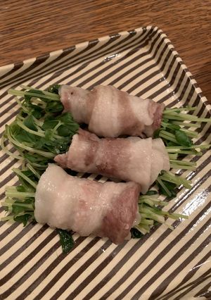 豆苗の肉巻き-レシピのメイン写真